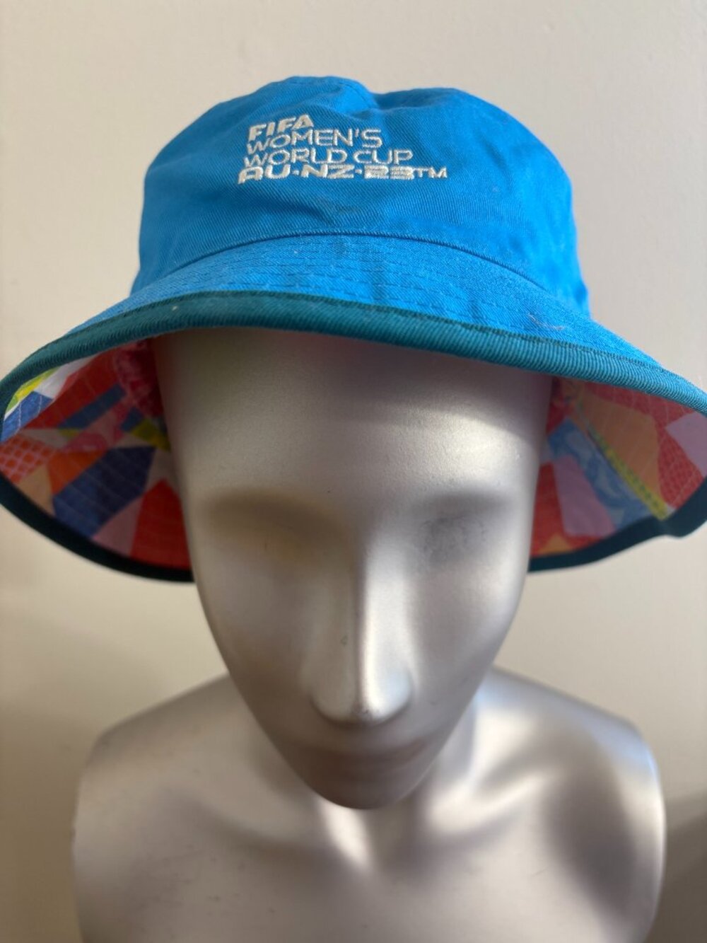 FIFA Women’s World Cup 2023 Reversible Bucket Hat Blue Multicolor New With Tags